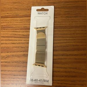 gold apple watch band